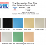 คลิกเลย DYNOFLEX กระเบื้องยาง 60 x 60 cm. หนา 2.0/2.5 mm. รุ่น GRAND