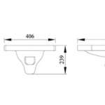 NC-925 : FANCY ส้วมนั่งยองราดน้ำ แบบไม่มีฐาน รุ่น แฟนซี