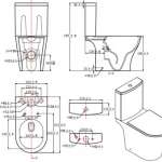 NC-7799PS : ANCHAN สุขภัณฑ์แบบสองชิ้นท่อออกกำแพง ใช้น้ำ 3/4.5 ลิตร รุ่น อัญชัญ