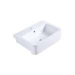 NL-004 : RACHAWADEE อ่างล้างหน้าแบบฝังครึ่งเคาน์เตอร์ รูปทรงสี่เหลี่ยม รุ่น ราชาวดี 0