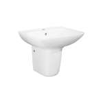 NL-0885/NL-0585 : FUENG FAH อ่างล้างหน้าแบบแขวนพร้อมขาตั้งลอย รูปทรงสี่เหลี่ยม รุ่น เฟื่องฟ้า 0