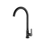 FB-5209-SP : THEO ก๊อกน้ำอ่างล้างชาม แบบเคาน์เตอร์ ก้านโยก สีดำ รุ่น ธีโอ 0