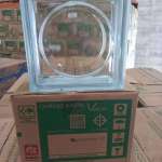 คลิกเลย บล็อกแก้วใส ช้างแก้ว N-057 แก้ววงแหวน ขนาด 190 x 190 x 80 mm. (6 ก้อน/กล่อง) 0