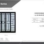 TITANIUM หน้าต่างบานเลื่อนสลับ (มีมุ้ง) สีดำ กระจกเขียวใส พร้อมเหล็กดัด ขนาด 120 x 110 ซม. รุ่น Super ECO Series *คลิกดูรายละเอียดเพิ่มเติมนะคะ 0