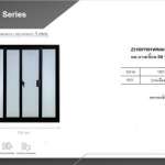 TITANIUM หน้าต่างบานเลื่อนสลับ (มีมุ้ง) สีดำ กระจกเขียวใส ขนาด 120 x 110 ซม. รุ่น Super ECO Series *คลิกดูรายละเอียดเพิ่มเติมนะคะ 0