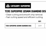 คลิกเลย RUBI ใบตัดเพชรขนาด 4 นิ้ว รุ่น TCRS สำหรับงานตัดกระเบื้องพอร์ซเลน
