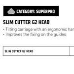 คลิกเลย RUBI หัวตัดสำหรับ SLIM CUTTER G2