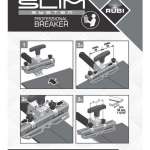 คลิกเลย RUBI อุปกรณ์เสริมสำหรับเครื่องตัดกระเบื้องขนาดใหญ่ SLAB BREAKER PLUS