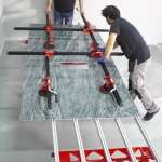 คลิกเลย RUBI โต๊ะทำงานสำหรับการตัดและเคลื่อนย้ายแผ่นกระเบื้องขนาดใหญ่