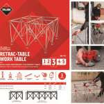 คลิกเลย RUBI โต๊ะทำงานอเนกประสงค์แบบพับเก็บได้