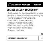 คลิกเลย RUBI ถ้วยดูดสุญญากาศ สำหรับยกและขนย้ายกระเบื้องแผ่นใหญ่