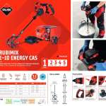 คลิกเลย RUBI เครื่องปั่นปูนซีเมนต์และผสมสีไร้สาย รุ่น RUBIMIX E-10 ENERGY CAS 