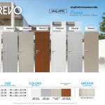 Polywood ประตู uPVC รุ่น REVO แบบเซาะร่อง สำหรับใช้ภายนอกและภายใน *คลิกดูรายละเอียดเพิ่มเติมนะคะ 0