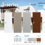Polywood ประตู uPVC รุ่น J-Series แบบ Vaccum สำหรับใช้ภายนอกและภายใน *คลิกดูรายละเอียดเพิ่มเติมนะคะ 0