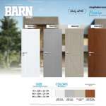 Polywood ประตู uPVC รุ่น BARN แบบ Vaccum สำหรับใช้ภายนอกและภายใน *คลิกดูรายละเอียดเพิ่มเติมนะคะ 0