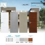 Polywood ประตู uPVC รุ่น BARN แบบ Vaccum สำหรับใช้ภายนอกและภายใน *คลิกดูรายละเอียดเพิ่มเติมนะคะ