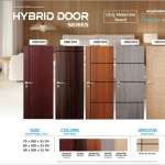 Polywood ประตู Melamine Board รุ่น HYBRID DOOR แบบเซาะร่อง สำหรับใช้ภายในเท่านั้น *คลิกดูรายละเอียดเพิ่มเติมนะคะ 0
