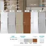Polywood ประตู uPVC รุ่น COMFORT Series แบบร่องลูกฟัก และแบบเส้นร่อง Vacuum สำหรับห้องน้ำเท่านั้น *คลิกดูรายละเอียดเพิ่มเติมนะคะ 
