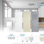 Polywood ประตู PVC รุ่น THAI DOOR Series แบบบานแผ่นประกอบ สำหรับห้องน้ำเท่านั้น *คลิกดูรายละเอียดเพิ่มเติมนะคะ 0
