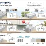 Polywood วงกบประตู uPVC ใช้สำหรับประตูภายนอกและภายใน *คลิกดูรายละเอียดเพิ่มเติมนะคะ 0