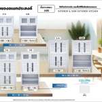 Polywood ชั้นวางของอเนกประสงค์ ABS (ตู้กับข้าว) ใช้สำหรับภายใน และพื้นที่ที่ไม่สัมผัสแสงแดด *คลิกดูรายละเอียดเพิ่มเติมนะคะ 0