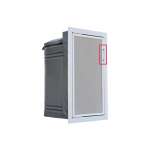 DOS EXTRA Series ถังขยะฝังกำแพงสำเร็จรูป ขนาด 40 ลิตร สี Mountain Gray มือจับขวา 0