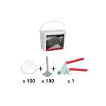 คลิกเลย RUBI ชุดอุปกรณ์ปรับระดับกระเบื้อง 0