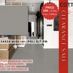 GT 24 x 24 พาร์ท เทา (POL) R/T PM (COTTO)*คลิกดูรายละเอียดเพิ่มเติมนะคะ 0