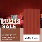 WT 12 x 18 พลีท แดงชาด PM (COTTO)*คลิกดูรายละเอียดเพิ่มเติมนะคะ 0