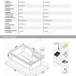 EVE ซิงค์ล้างจานน้ำตกสแตนเลส 1 หลุม + ก๊อกน้ำ ANGULAR และอุปกรณ์เสริม