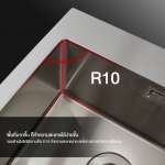 EVE ซิงค์ล้างจาน 1 หลุม + ก๊อกน้ำ DOVER และอุปกรณ์เสริม