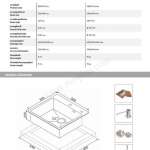 EVE ซิงค์ล้างจาน 1 หลุม + ก๊อกน้ำ DOVER และอุปกรณ์เสริม