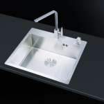 EVE ซิงค์ล้างจาน 1 หลุม + ก๊อกน้ำ DOVER และอุปกรณ์เสริม