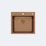 EVE ซิงค์ล้างจาน 1 หลุม สีโรสโกลว์ + ก๊อกน้ำ LEXI ROSEGOLD และอุปกรณ์เสริม 0