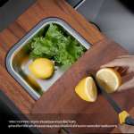 EVE ซิงค์ล้างจาน 1 หลุม สแตนเลสสีดำ + ก๊อกน้ำ LEXI GUNMETAL EP และอุปกรณ์เสริม