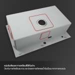 EVE ซิงค์ล้างจานสแตนเลส 2 หลุม มีที่พัก + ก๊อกน้ำ MODI และอุปกรณ์เสริม (หลุมซ้าย ที่พักขวา)