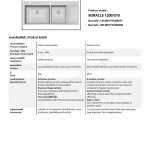 EVE ซิงค์ล้างจานสแตนเลส 2 หลุม มีที่พัก + ก๊อกน้ำ MODI และอุปกรณ์เสริม (หลุมซ้าย ที่พักขวา)