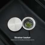 EVE ซิงค์ล้างจาน หินแกรนิตสังเคราะห์ BLACK + ก๊อกน้ำ VINA BLACK EP และอุปกรณ์เสริม