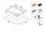 EVE ซิงค์ล้างจาน หินแกรนิตสังเคราะห์ BLACK + ก๊อกน้ำ VINA BLACK EP และอุปกรณ์เสริม