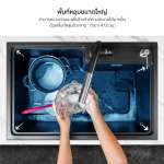 EVE ซิงค์ล้างจาน 1 หลุม หินแกรนิตสังเคราะห์ BLACK + ก๊อกน้ำ LEXI BLACK และอุปกรณ์เสริม