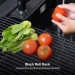 EVE ซิงค์ล้างจาน 1 หลุม หินแกรนิตสังเคราะห์ BLACK + ก๊อกน้ำ LEXI BLACK และอุปกรณ์เสริม