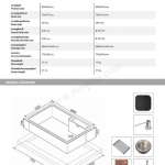 EVE ซิงค์ล้างจาน 1 หลุม หินแกรนิตสังเคราะห์ BLACK + ก๊อกน้ำ LEXI BLACK และอุปกรณ์เสริม