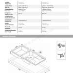EVE ซิงค์ล้างจาน 2 หลุม 1 ที่พัก หินแกรนิตสีดำ + ก๊อกน้ำ AZTAC ll BLACK (หลุมซ้าย ที่พักขวา)