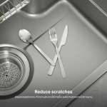 EVE ซิงค์ล้างจานสแตนเลส 1 หลุม + ก๊อกน้ำ BELLE และอุปกรณ์เสริม