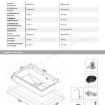 EVE ซิงค์ล้างจานสแตนเลส 1 หลุม + ก๊อกน้ำ EMMA และอุปกรณ์เสริม