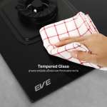 EVE เตาแก๊ส 2 หัว แบบฝัง ฐานกระจก
