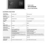 EVE เตาแก๊ส 2 หัว แบบฝัง ฐานกระจก