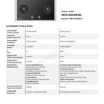 EVE เตาแก๊สฝังกระจก 2 หัว