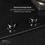 EVE เตาแก๊ส 2 หัว แบบฝัง ฐานกระจกนิรภัย