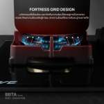 EVE เตาแก๊ส 3 หัว แบบฝัง ฐานกระจกนิรภัย